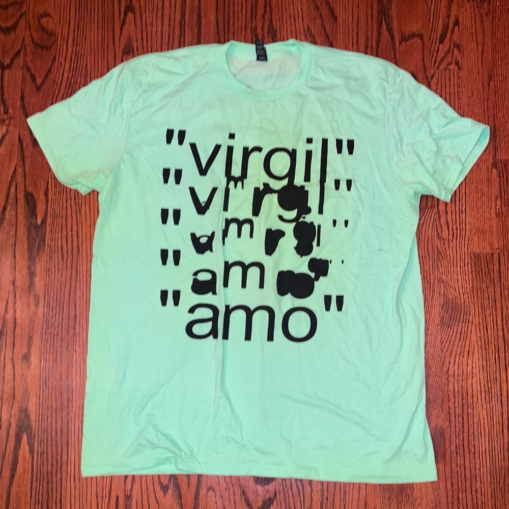 Virgil Abloh X MCA Figures of Speech Amo Tee (Lime)